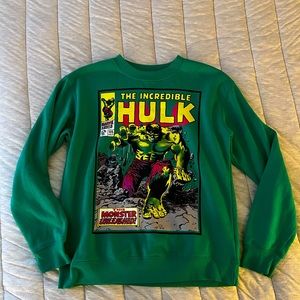Small Green Marvel Hulk Sweater